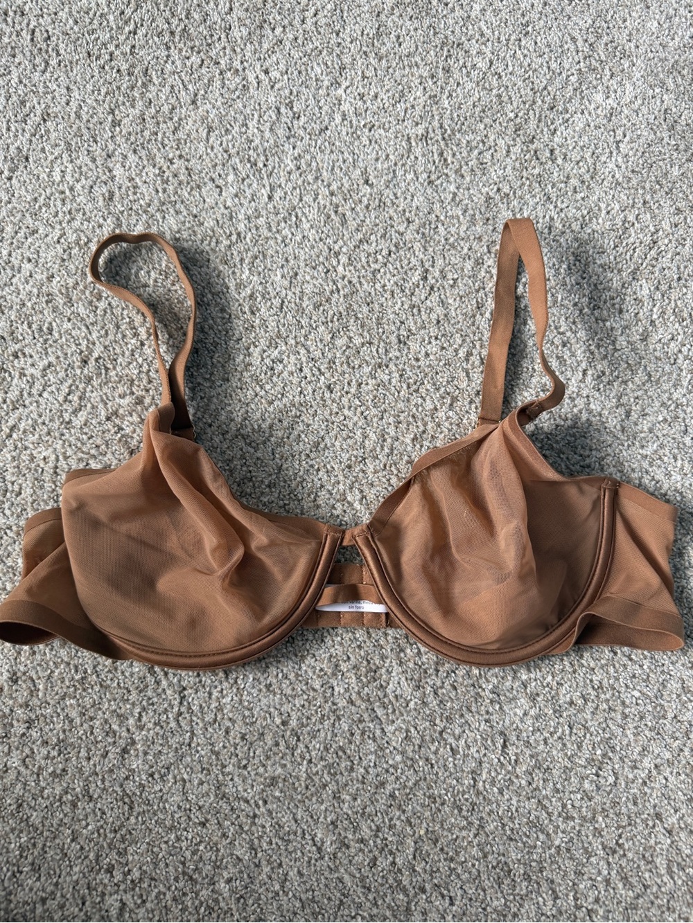 Auden Unlined Demi Coverage Underwire Bra 38B